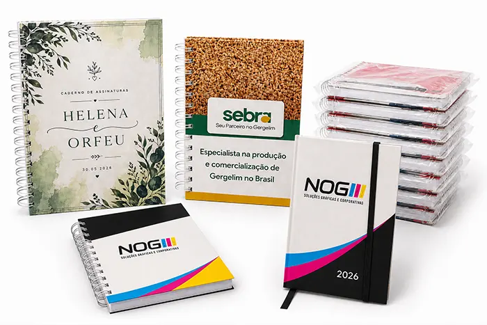 Agendas e Cadernos Personalizados
